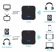 Bluetooth 5.0 audio adó vevő Aptx HD adapter Optikai Toslink / 3,5 mm AUX CSR8675