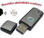 USB hangrögzítő, diktafon (Hangra aktiválódó)