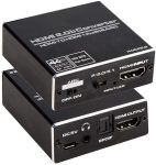   Audio Extractor ARC átalakító adapter hdmi audio leválasztó HDMI - HDMI + optikai Toslink SPDIF + 3,5 mm