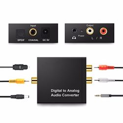 Digitális analóg audio jel átalakitó konverter adapter +3,5 Jack kimenet